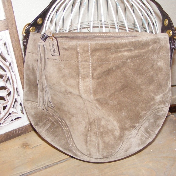 COACH SUEDE BAG - Picture 2 of 7